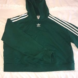 Cropped adidas hoodie
